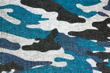 BLUE KARAHI KAMLARI FABRİK TEXTURE BACKground. Ordu ve av kıyafetleri