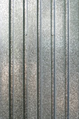 Oluklu çinko metal doku arka planı. galvanize profil sayfası.