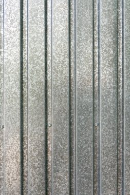Oluklu çinko metal doku arka planı. galvanize profil sayfası.