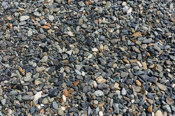 Pequeño Camino Piedra Fondo Grava Guijarros Textura Piedra Granito Mármol — Foto de Stock