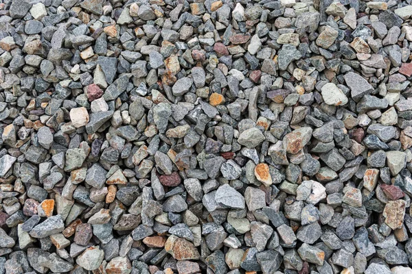 Pequena Estrada Pedra Fundo Seixos Cascalho Pedra Textura Granito Mármore — Fotografia de Stock