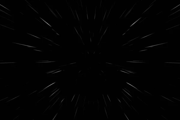 Schneelinien Bokeh Weiß Auf Schwarzem Hintergrund Abstrakte Lichtgeschwindigkeit Verschwimmt Die — Stockfoto