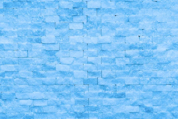 Muur Van Blauwe Ijs Bakstenen Blokken Achtergrond Textuur — Stockfoto