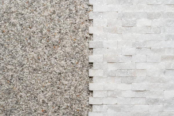 Piedra Natural Decorativa Moderna Blanca Para Interior Panel Pared Pequeña — Foto de Stock