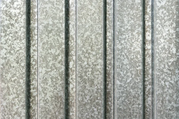 Fundal Ondulat Din Metal Zinc Foaie Profilată Galvanizată — Fotografie, imagine de stoc
