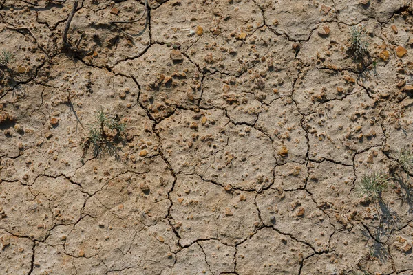 Wüste Getrocknet Und Rissiger Boden Erosion Erde Hintergrund Rissige Trockene — Stockfoto