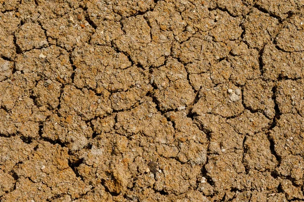 Deserto Seco Chão Rachado Fundo Terra Erosão Superfície Parede Seca — Fotografia de Stock