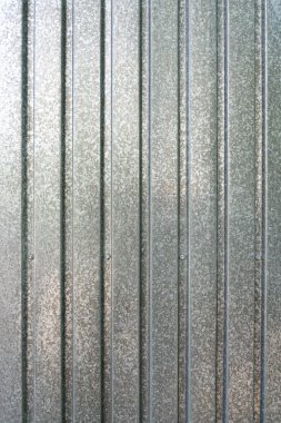 Oluklu çinko metal doku arka planı. galvanize profil sayfası.