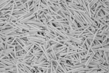 Beyaz makarna desenli arka plan yakın plan. Vermicelli. çiğ erişte.