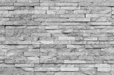 Beyaz doğal ön cephe taş dekorasyonu kuartzit arka plan dokusu. modern granit duvar.