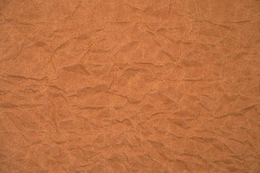 Kahverengi ambalaj kağıdı arkaplan dokusu. Kraft Kağıt Gövdesi. Kırışık kese kağıdı.