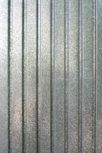 Korrugerad Zink Metall Konsistens Bakgrund Galvaniserad Profilplåt — Stockfoto