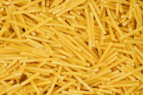 Piccola Pasta Texture Sfondo Primo Piano Vermicelli Tagliatelle Crude Piccole — Foto Stock