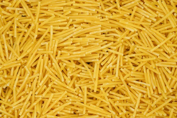 Liten Pasta Konsistens Bakgrund Närbild Det Vermicelli Råa Små Nudlar — Stockfoto