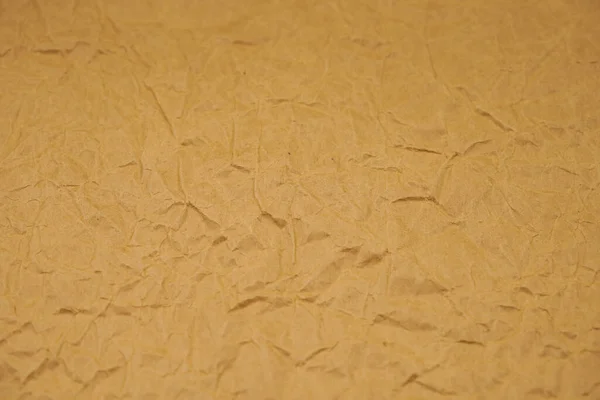 Hnědý Zmačkaný Papír Pozadí Textury Kraft Paper Coarse Vrásčitý Papírový — Stock fotografie