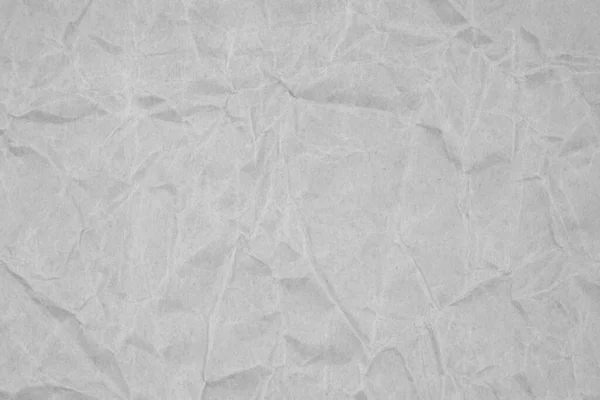 Papier Emballage Froissé Blanc Texture Fond Papier Kraft Gris Grossier — Photo