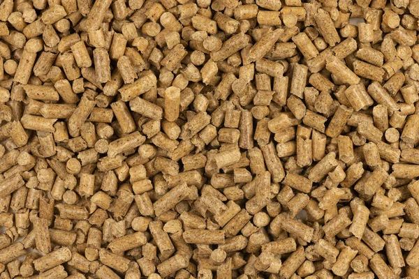 Barna Pellet Textúra Háttér Természetes Halom Pellet Szerves Bioüzemanyagok Alternatív — Stock Fotó