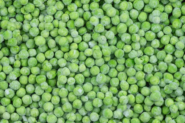 Fondo Textura Guisantes Verdes Congelados Fondo Guisantes Hielo Para Texturas —  Fotos de Stock