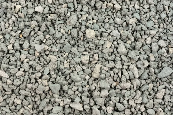 灰色小岩石研磨质感 黑色小路石背景 砾石卵石质感无缝 黑色背景的碎花岗岩砾石 碎屑黏土 — 图库照片
