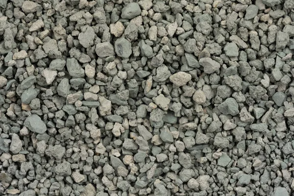 Grijze Kleine Rotsen Grond Textuur Zwarte Kleine Weg Stenen Achtergrond — Stockfoto
