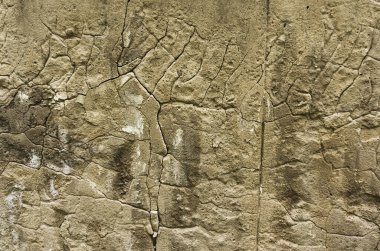 Çatlak arka plan desenli eski beton duvar