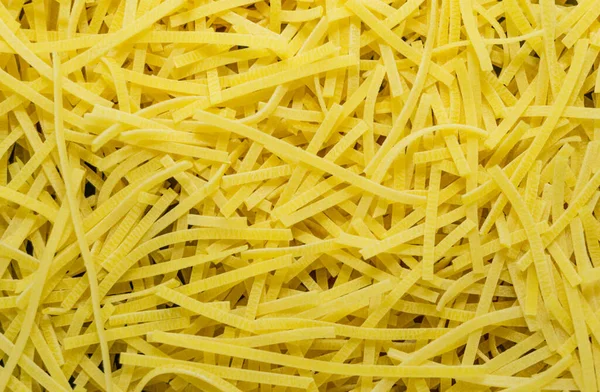 Dry Noodles Texture Yellow Pasta Background Small Pasta Vermicelli Macaroni — Stock Photo, Image