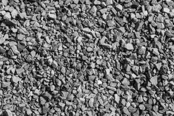 Piedras Camino Textura Grava Rocas Para Construcción Fondo Grava Granito — Foto de Stock