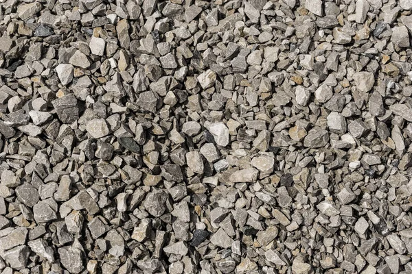 Piedras Camino Textura Grava Rocas Para Construcción Fondo Grava Granito — Foto de Stock