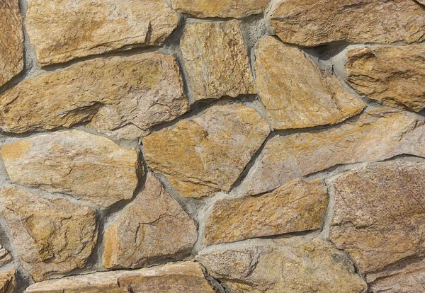 Wall Large Stones Background Texture Stone Slate Wall Concrete Grout — Stock Photo, Image