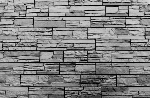 Parede Tijolo Moderna Padrão Fundo Parede Pedra Decorativa Superfície Textura — Fotografia de Stock