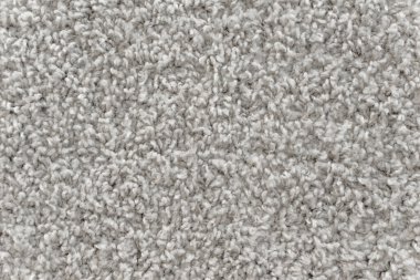 Beyaz tüylü halı dokusu, kısa yün arka planlı halı.