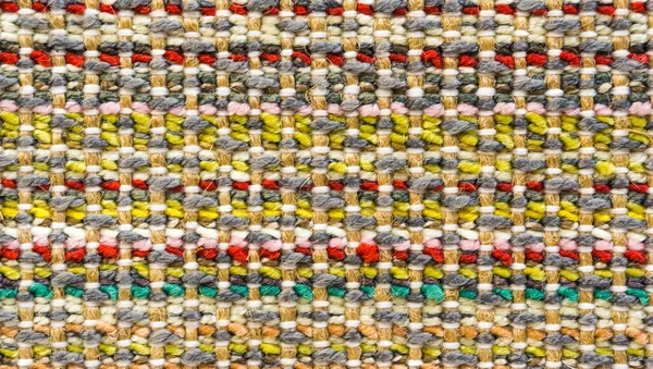 Bunte Strickstoff Hintergrund Textur Farbigen Teppich Helle Weide Bunten Teppich — Stockfoto
