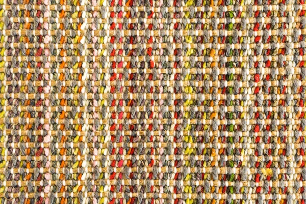 Bunte Strickstoff Hintergrund Textur Farbigen Teppich Helle Weide Bunten Teppich — Stockfoto