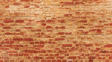 Eski kırmızı tuğla duvar grunge, arkaplan dokusu