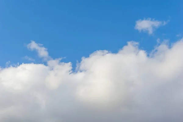 Nuvens Cirros Céu Azul Textura Fundo — Fotografia de Stock