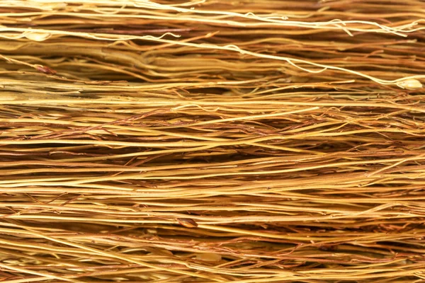 İnce solmuş dal demeti, bir demet sarı dal deseni, süpürge şeritli, sarı fırça, eski kuru çalı