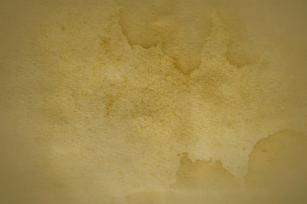 Старая Желтая Бумага Пятнами Текстуры Старый Коричневый Бумажный Винтажный Фон — стоковое фото