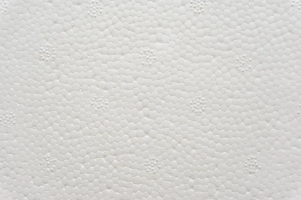 Poliestireno Blanco Con Textura Fondo Patrón Espuma Plástico — Foto de Stock