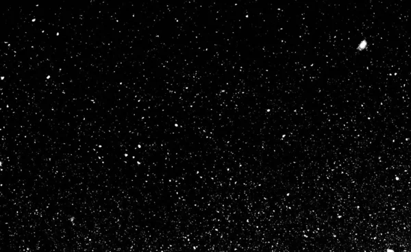 Bokeh Bianco Caotico Sfondo Nero Texture Punti Luce Astrazione Neve — Foto Stock