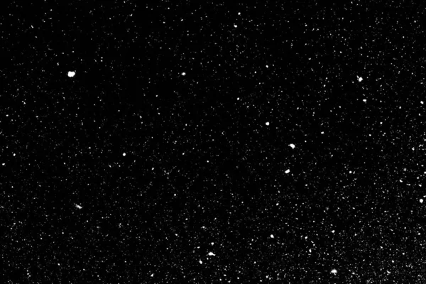 Siyah zemin üzerinde kaotik beyaz bokeh, ışık lekeleri dokusu, soyutlama, düşen kar