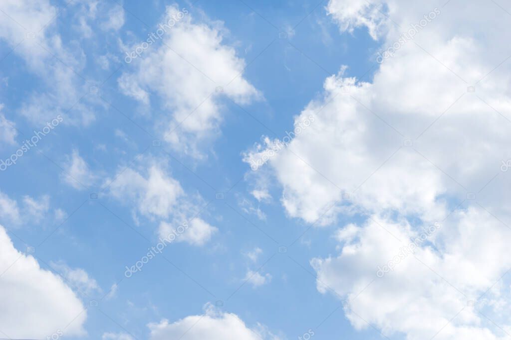 blue sky cirrus clouds