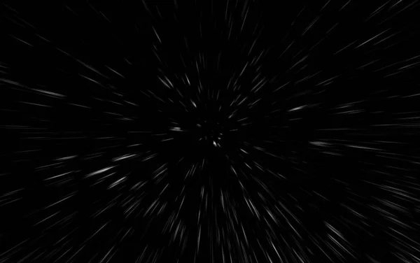 Bokeh Witte Lijnen Zwarte Achtergrond Abstractie Abstracte Snelheid Licht Beweging — Stockfoto