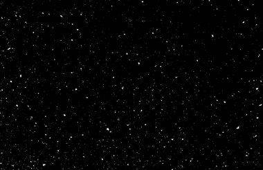 Siyah arkaplanda kaotik beyaz bokeh, ışık lekeleri dokusu, soyutlama, düşen kar, yıldızlı gökyüzü