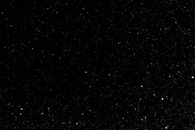 Siyah arkaplanda kaotik beyaz bokeh, ışık lekeleri dokusu, soyutlama, düşen kar, yıldızlı gökyüzü