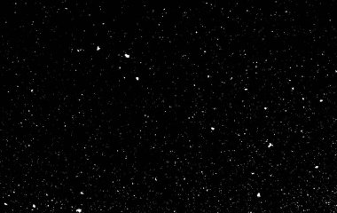 Siyah arkaplanda kaotik beyaz bokeh, ışık lekeleri dokusu, soyutlama, düşen kar, yıldızlı gökyüzü