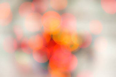 Soyut renkli, odaklanmış dairesel fakül. Bokeh bulanık renk ışığı arka planı kullanabilir. Yeni yıl Bokeh feshi