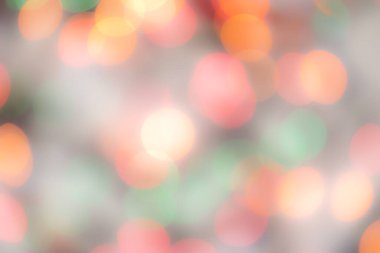 Soyut renkli, odaklanmış dairesel fakül. Bokeh bulanık renk ışığı arka planı kullanabilir. Yeni yıl Bokeh feshi