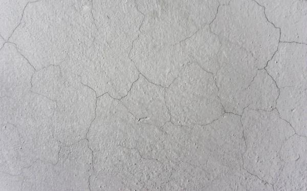 Régi Fehér Fal Háttér Textúra Stukkó Repedésekkel Megsemmisült Felület Repedt — Stock Fotó