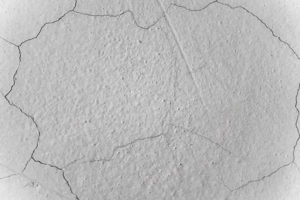 Vecchio Sfondo Bianco Della Parete Texture Stucco Con Crepe Superficie — Foto Stock