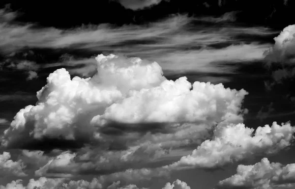 Clouds Sky Black White Clouds Sky Black White Clouds Black — Stock Photo, Image